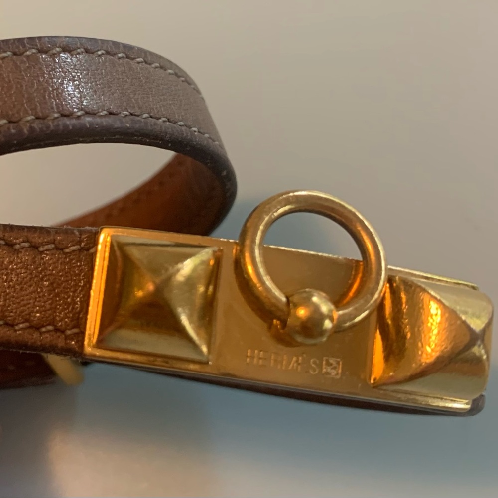 Beautiful Hermès Rivale Double Tour Bracelet